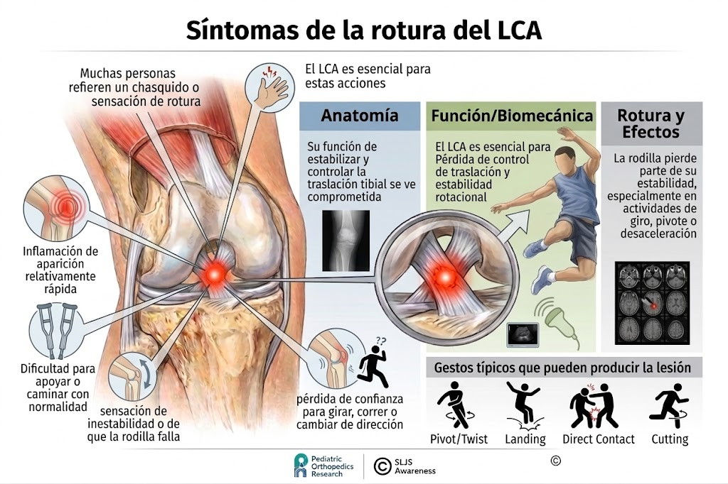 Mecanismo de lesión del ligamento cruzado anterior