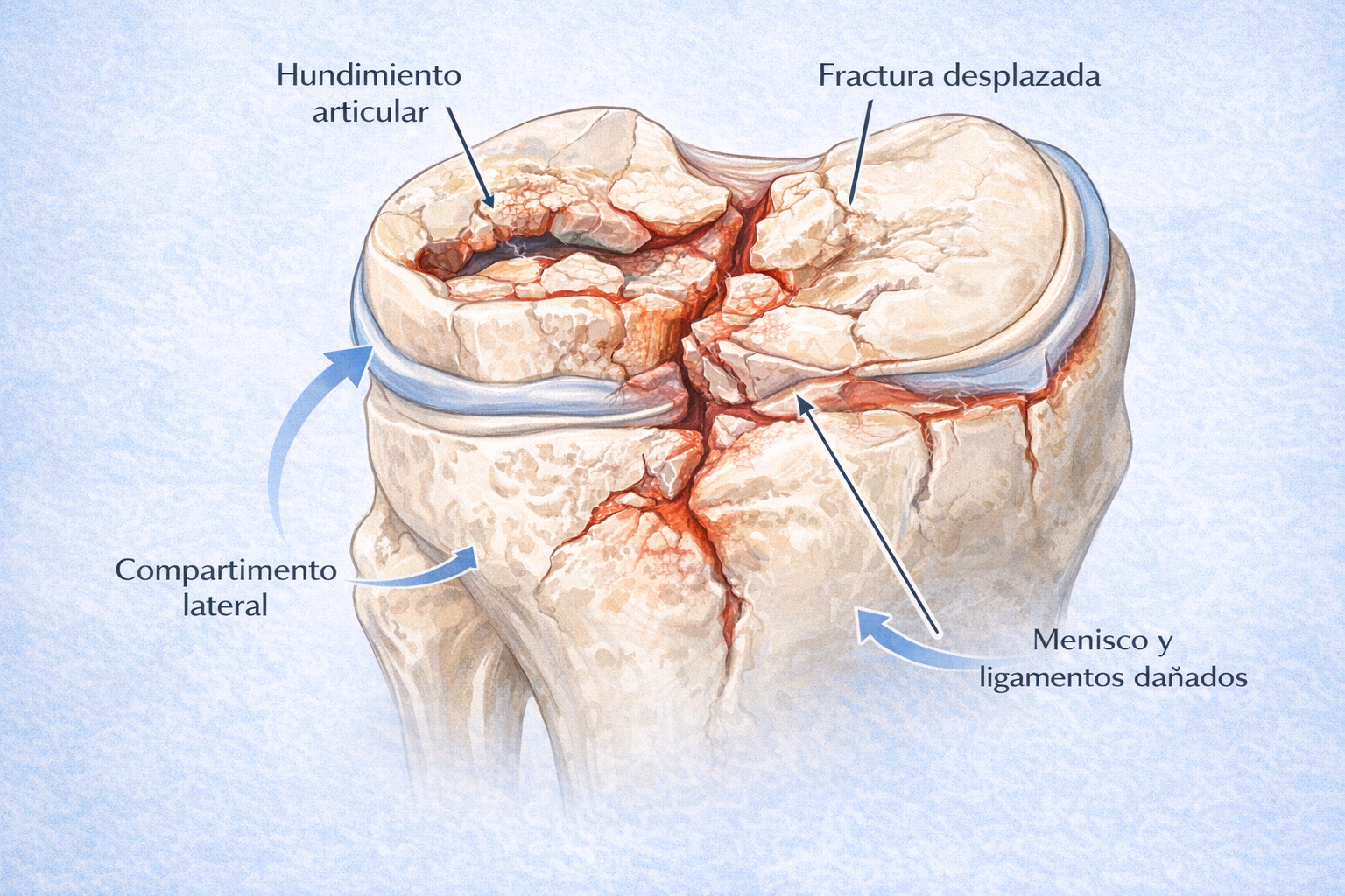 Fractura del platillo tibial