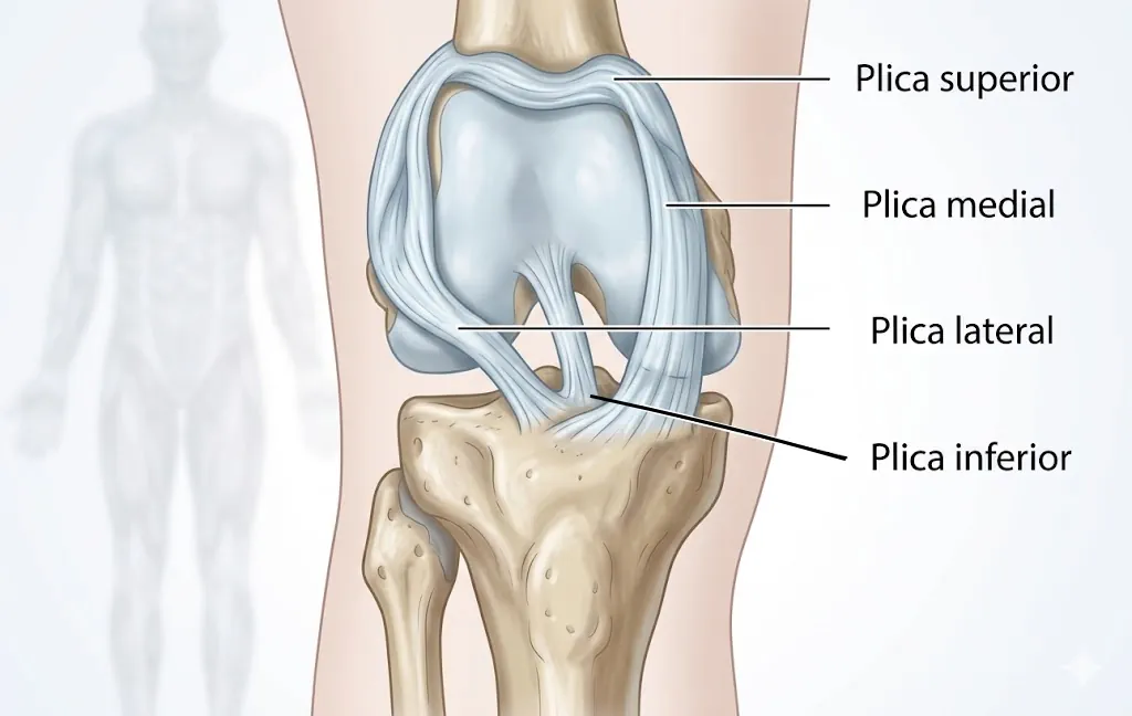 Tipos de plica sinovial en la rodilla