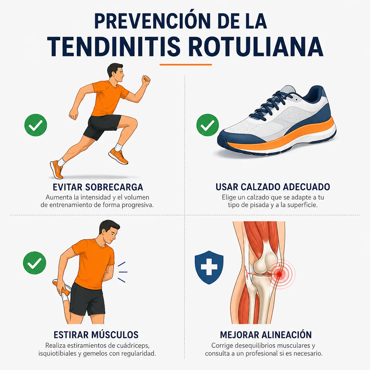 Prevención de tendinopatía rotuliana