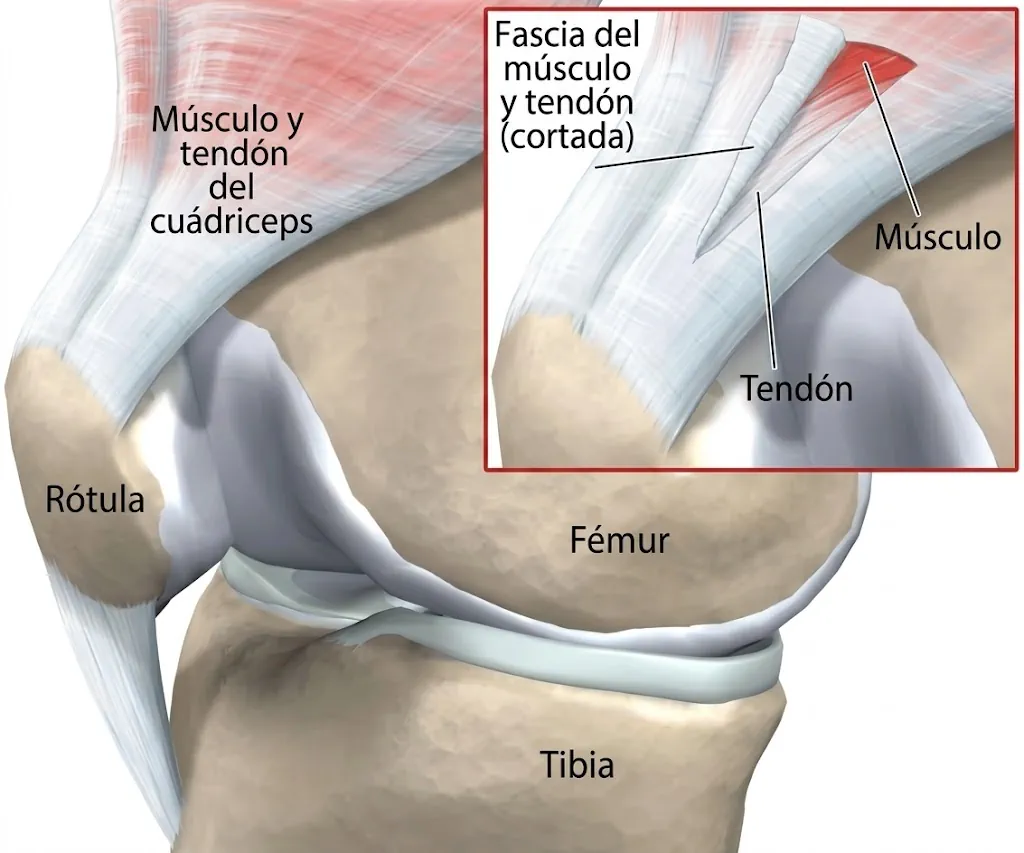 Anatomía del tendón rotuliano
