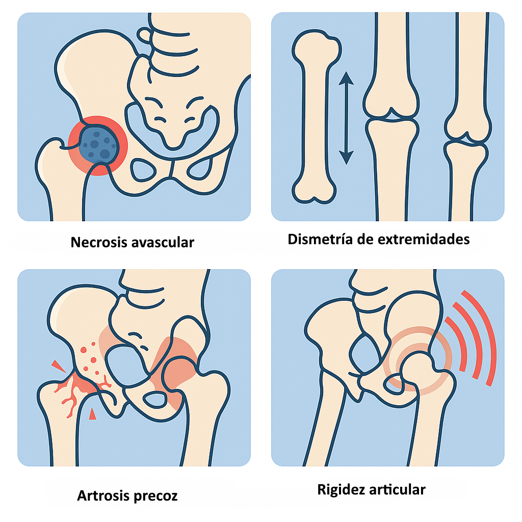 Complicaciones de la luxación congénita de cadera