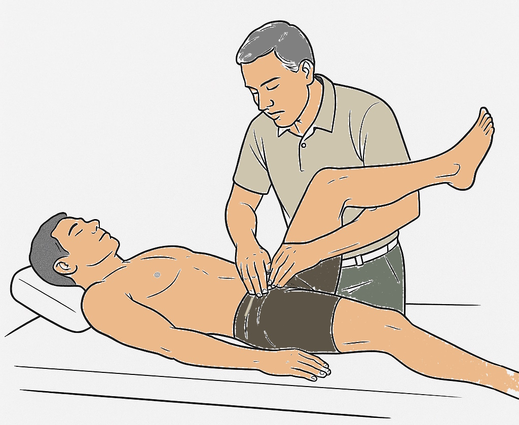 Palpación del psoas