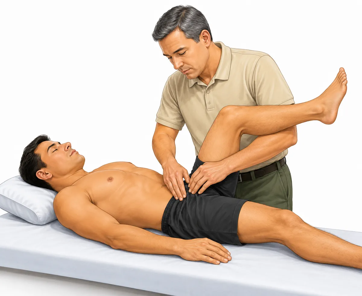 Palpación dinámica del psoas