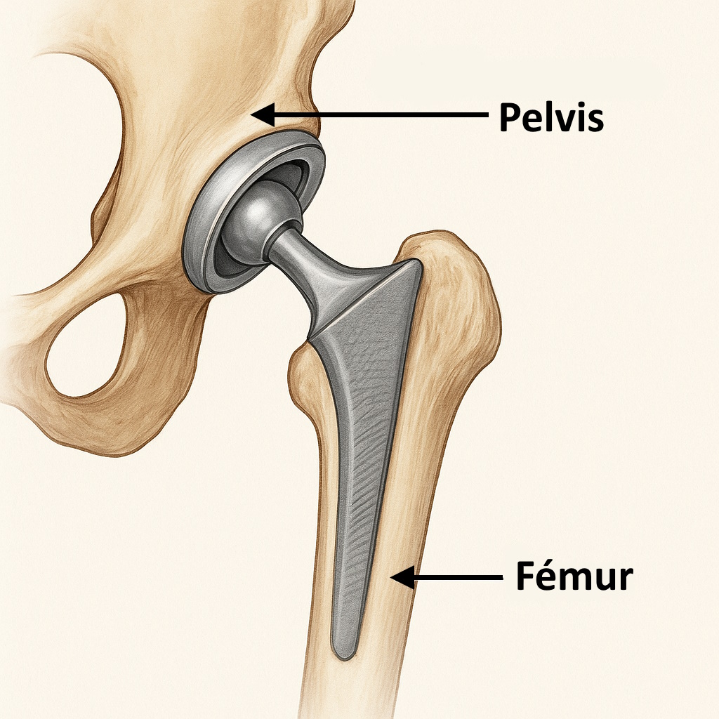Prótesis de cadera en artrosis avanzada