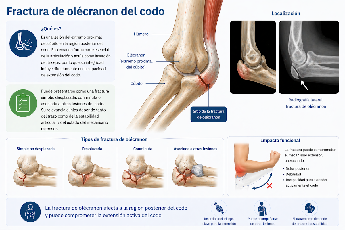 Fractura de olécranon del codo