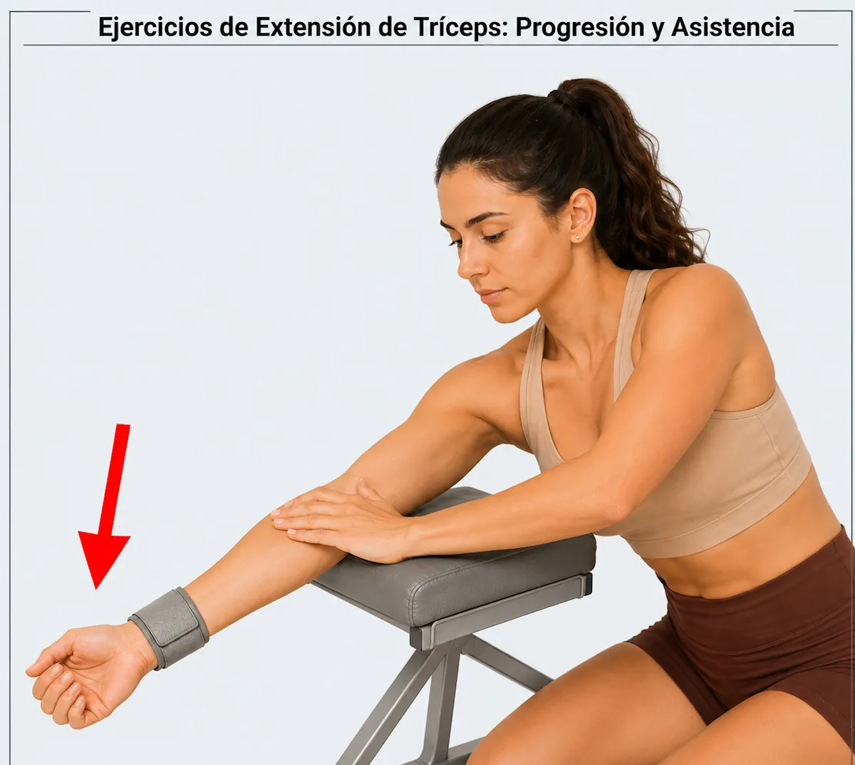 Extensión asistida del codo