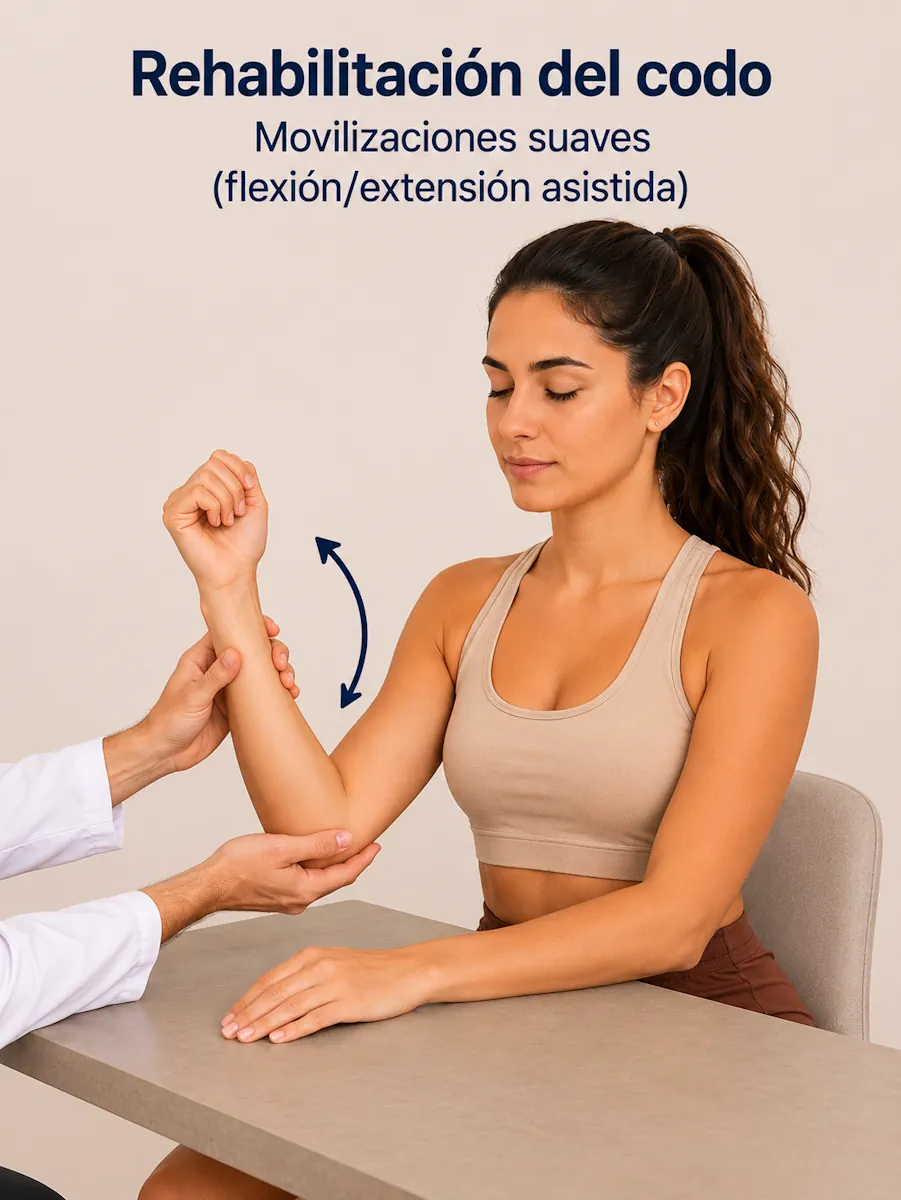 Flexión y extensión asistida del codo