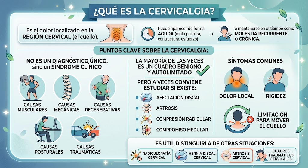 Dolor cervical y rigidez del cuello