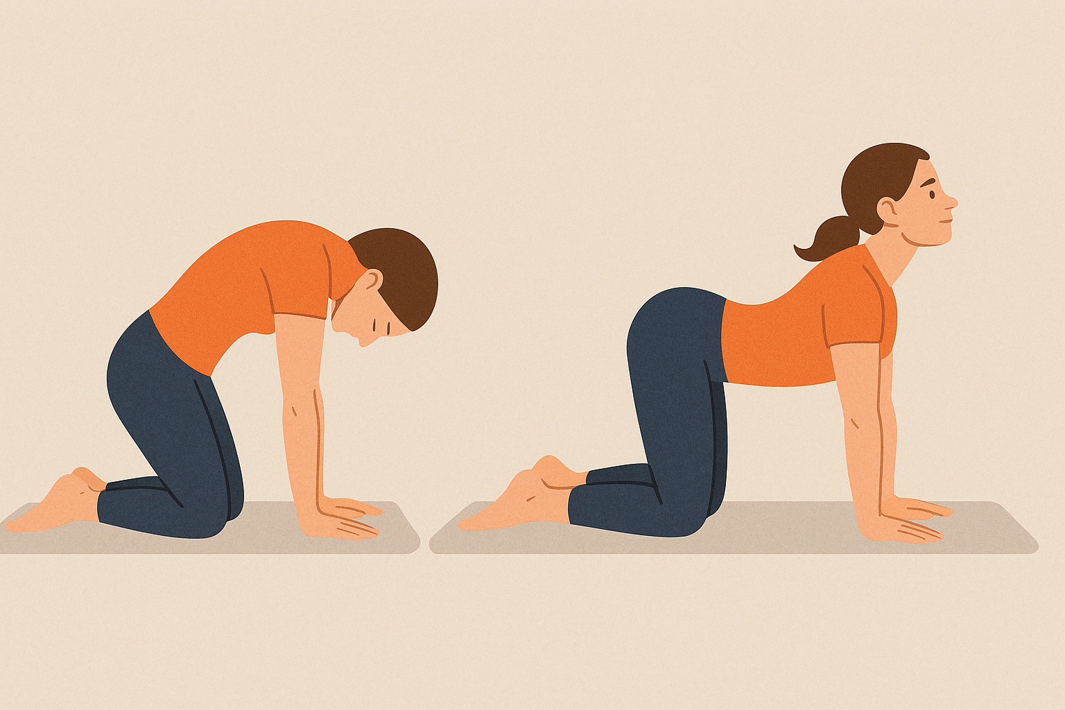 Estiramiento Gato-Vaca