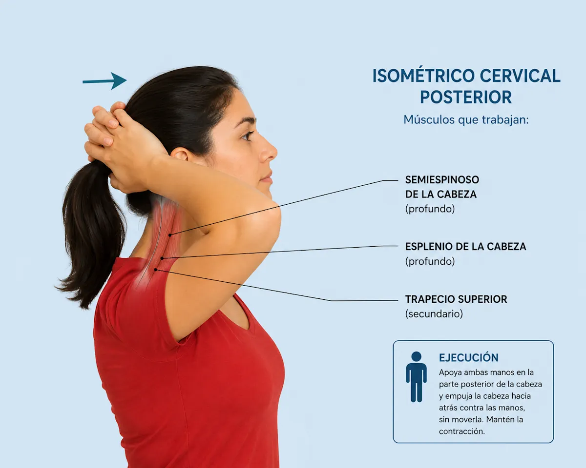 Extensión isométrica cervical