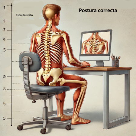 Postura adecuada