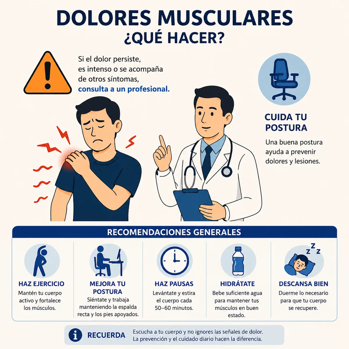 Señales de alerta en dolor de espalda