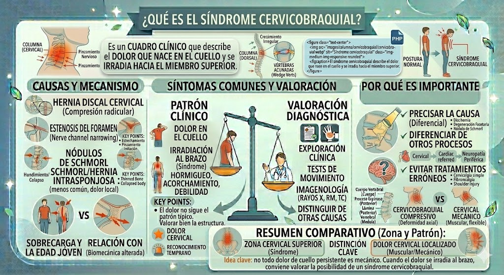 Dolor cervical irradiado al brazo