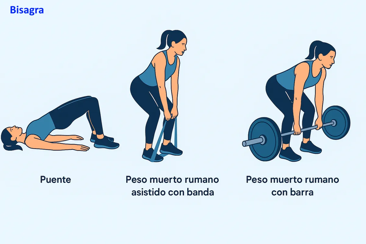 Ejercicio de bisagra de cadera