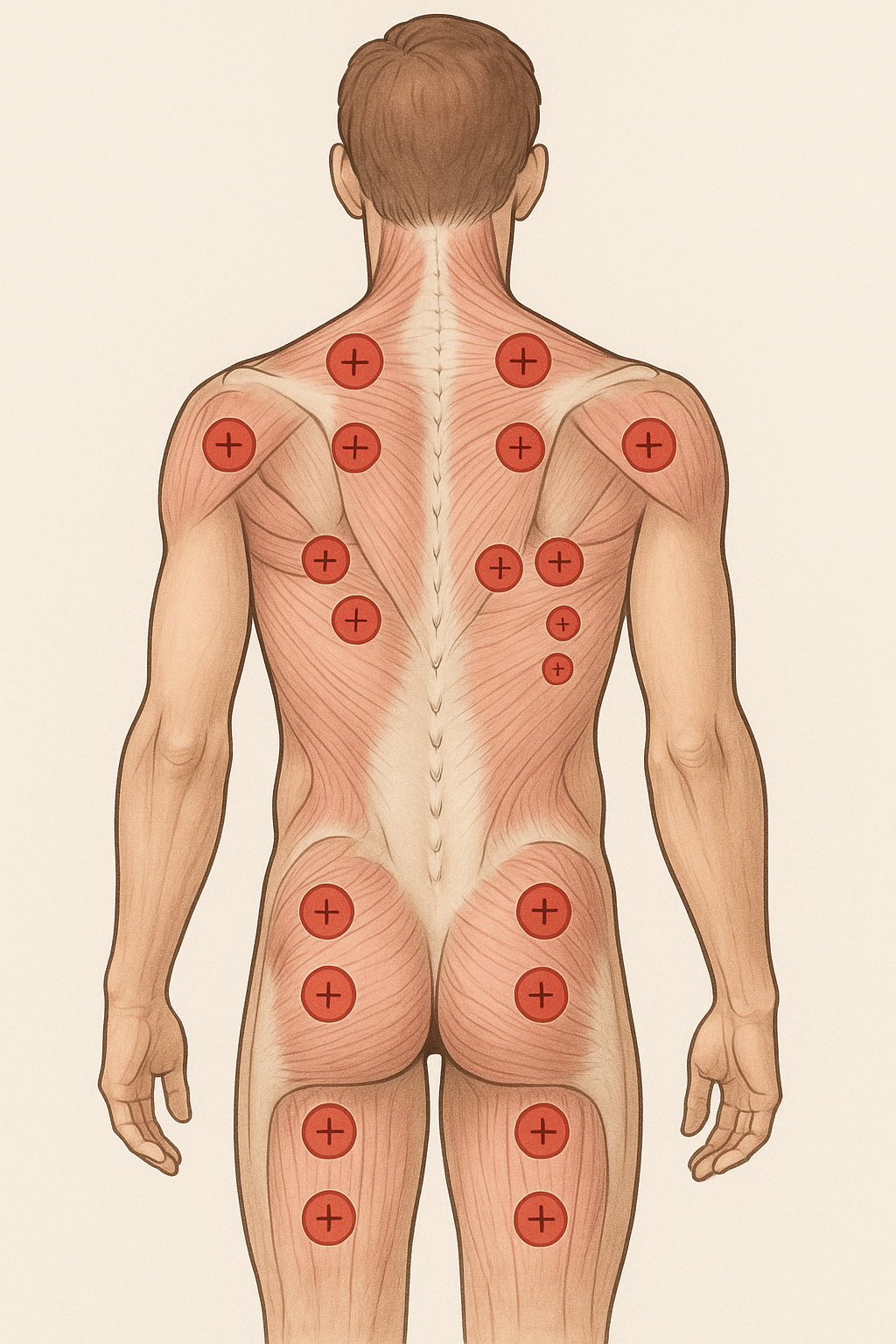 Mapa de puntos gatillo miofasciales