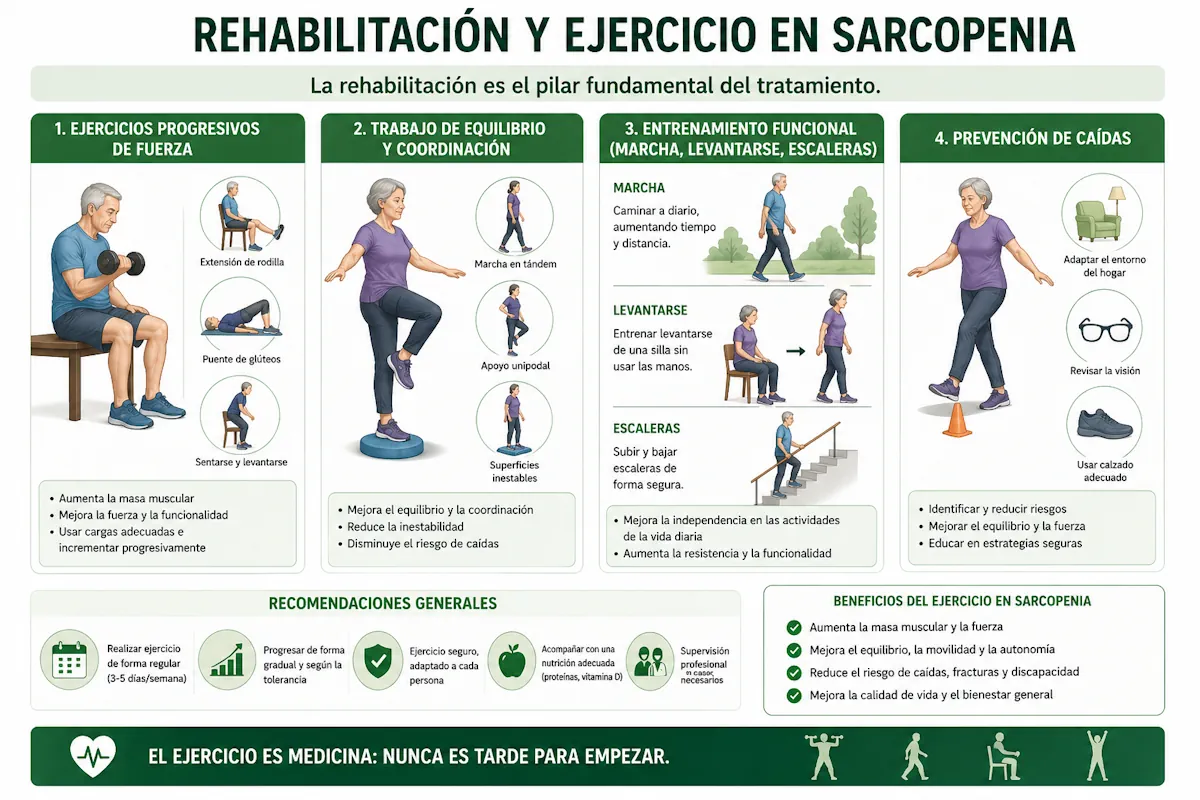 Ejercicio en sarcopenia