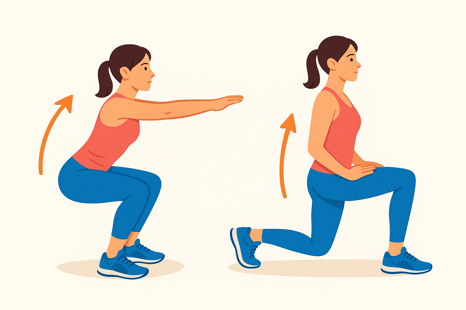 Sentadillas estocadas