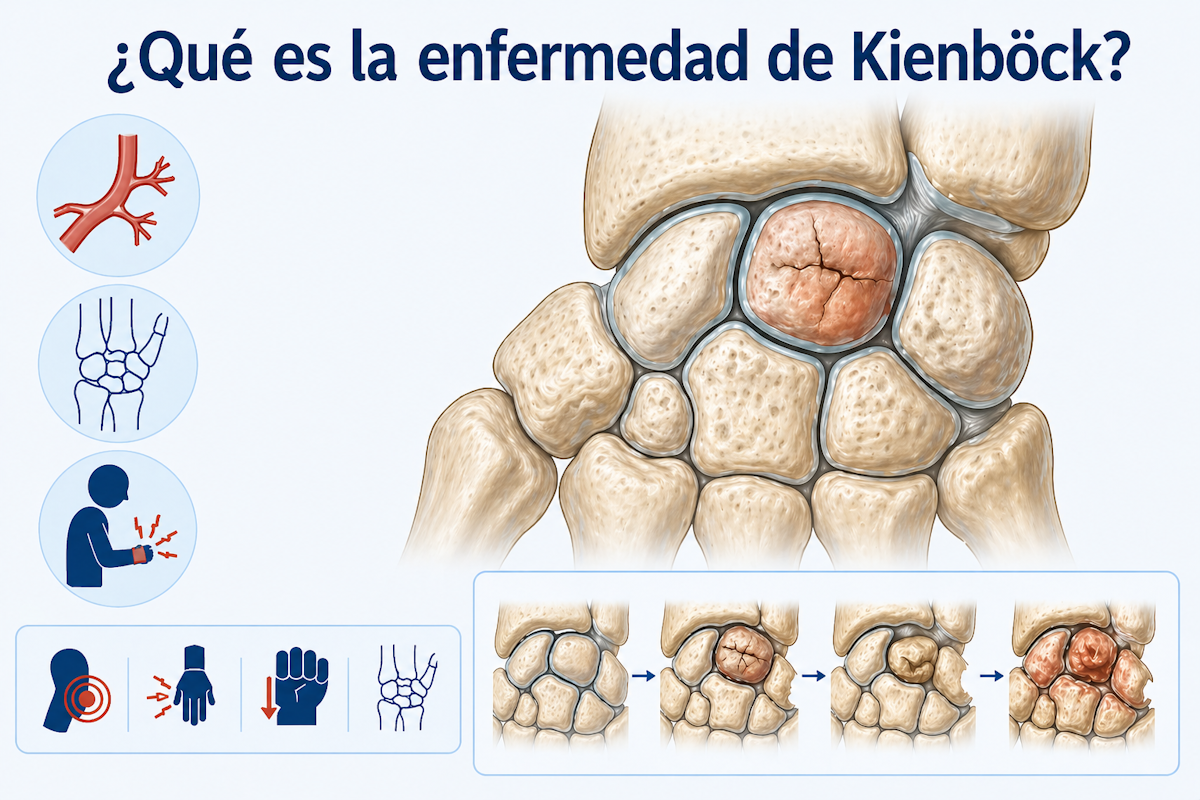 Enfermedad de Kienböck con afectación del hueso semilunar