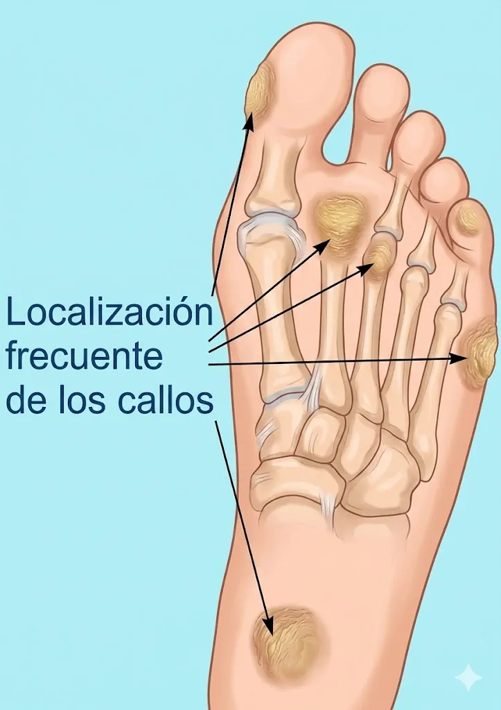 Callosidades del antepié
