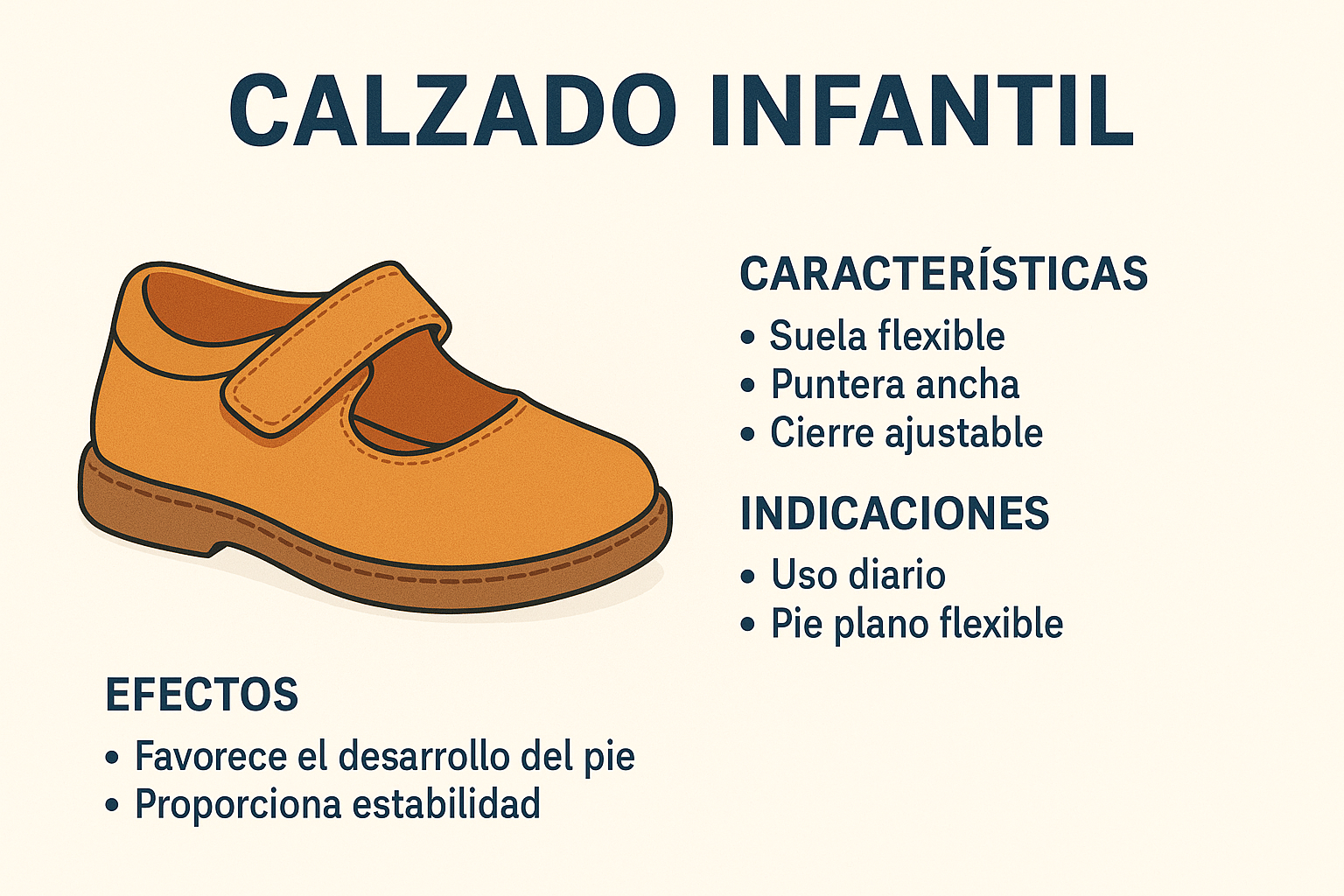 Calzado infantil