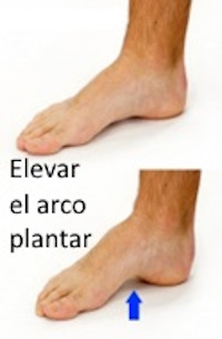 Elevar arco plantar