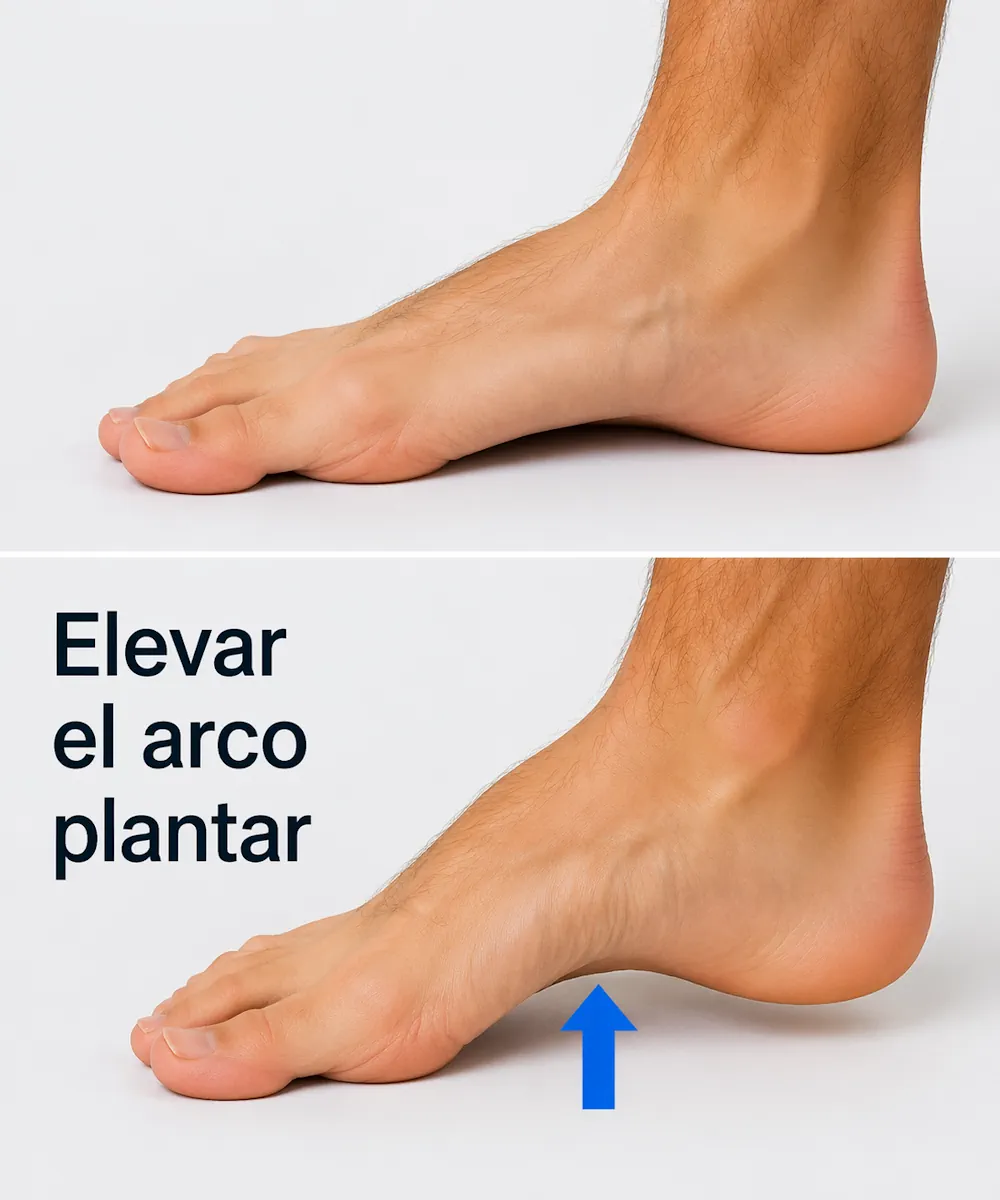 Elevación del arco plantar