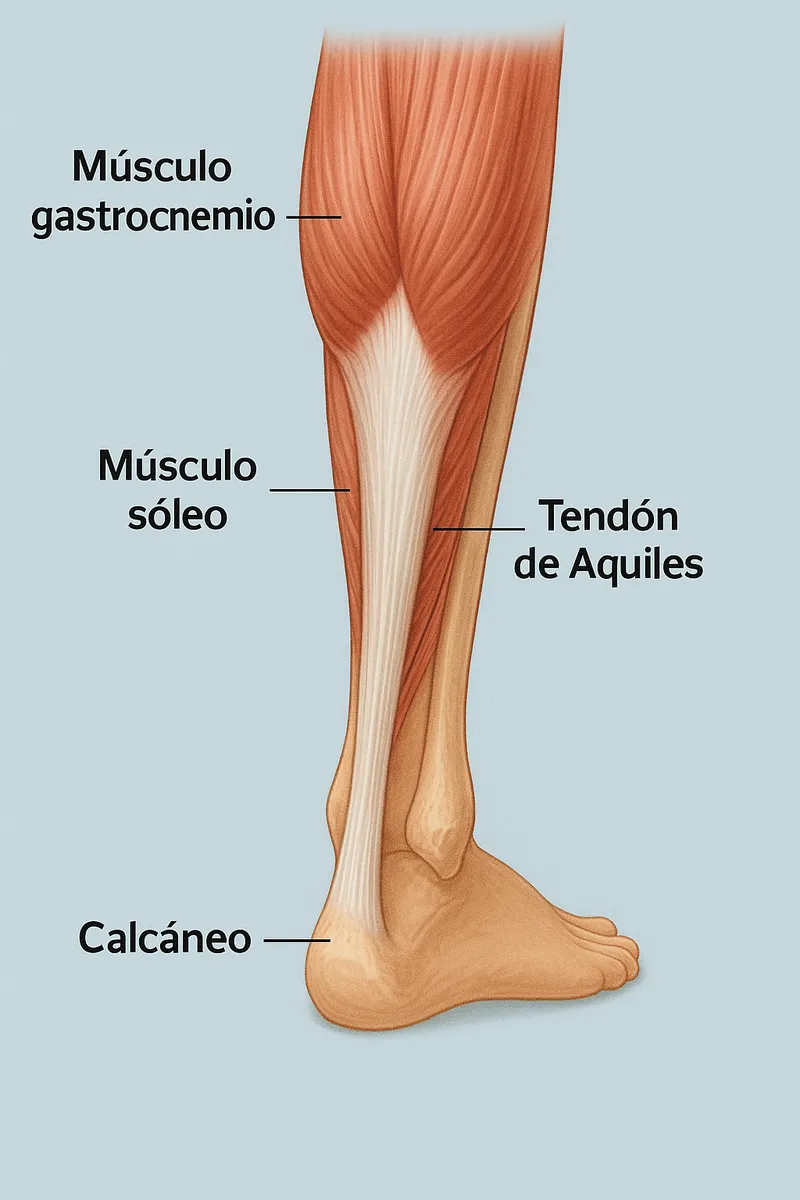Anatomía del tendón de Aquiles