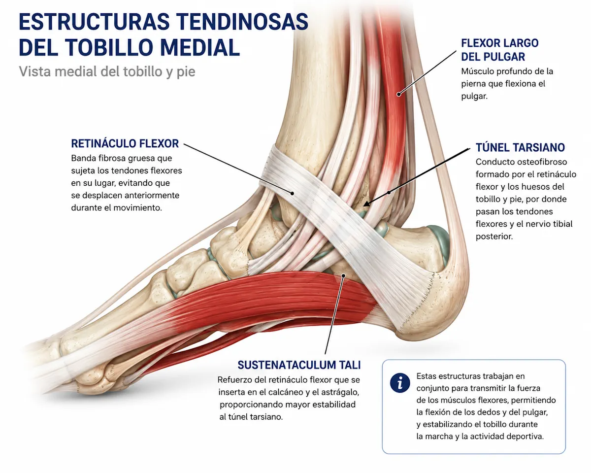 Mecanismo del pinzamiento posterior del tobillo