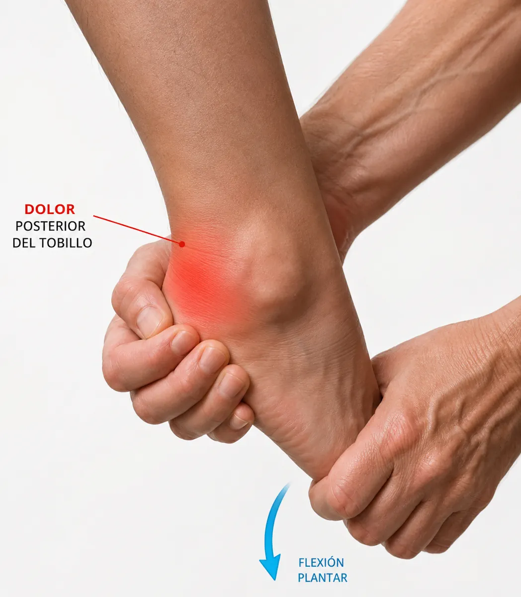 Prueba de pinzamiento posterior del tobillo