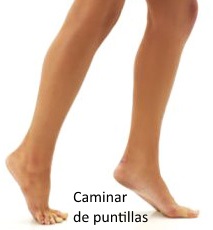 Caminar de puntillas