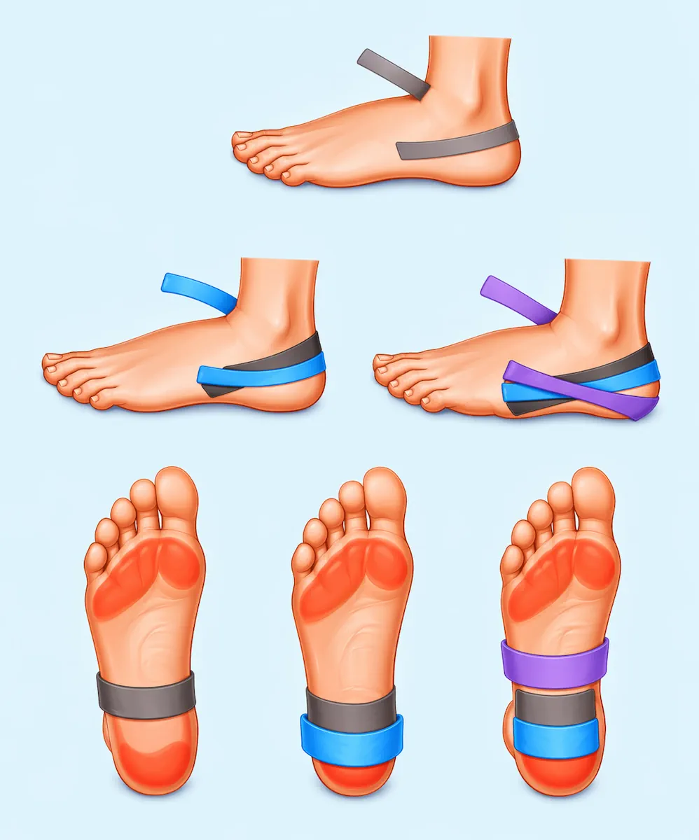 Taping plantar para fascitis plantar
