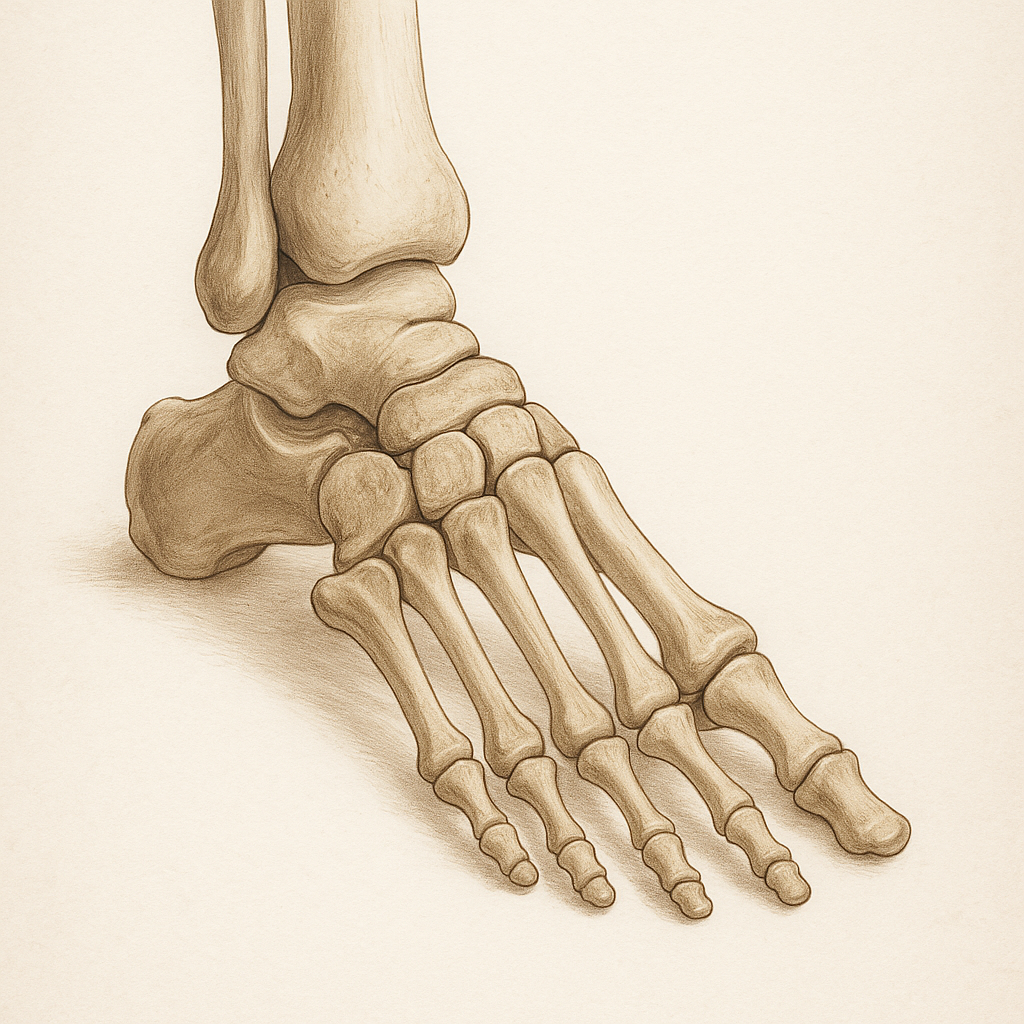Anatomía del tobillo y pie