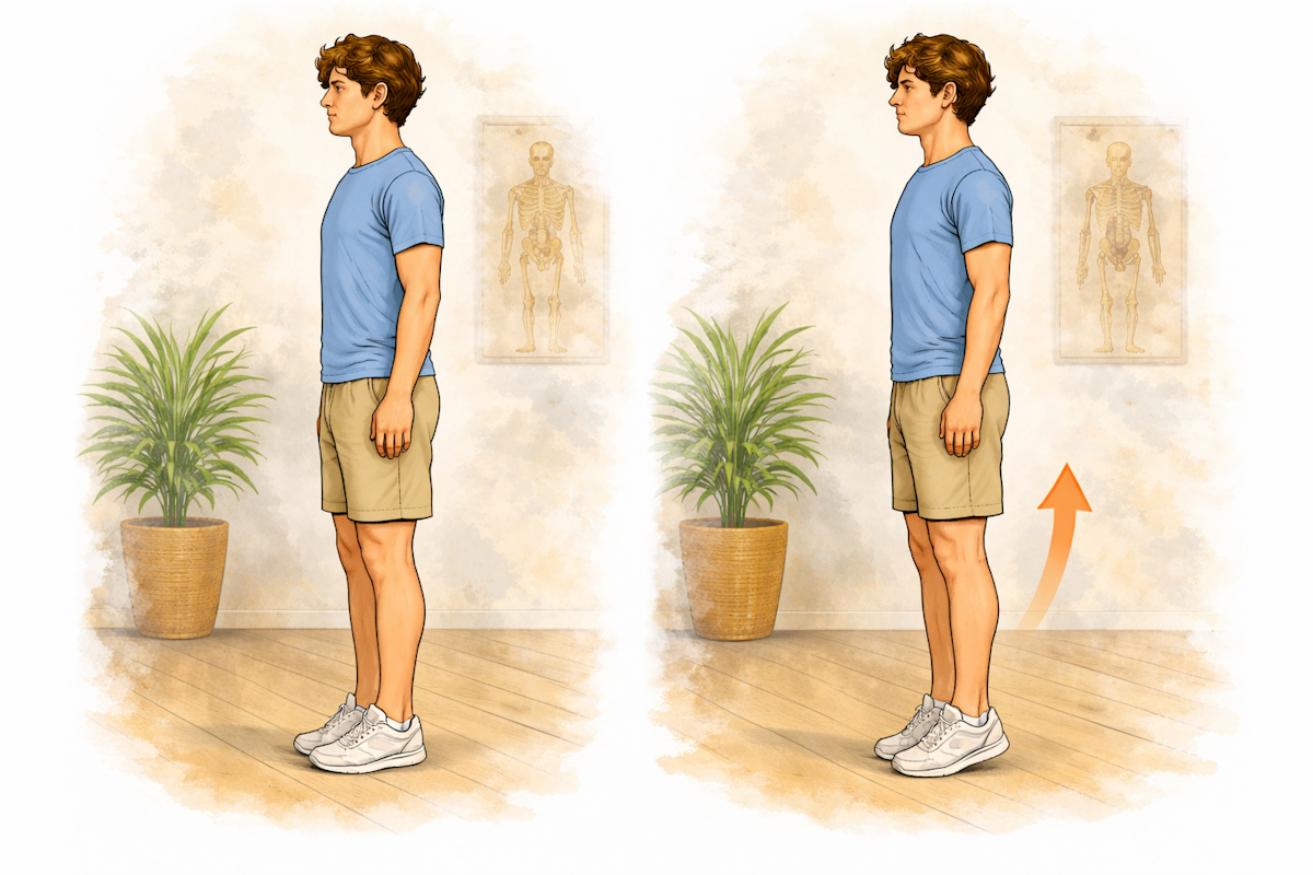 Ejercicio para pies y tobillos de puntillas