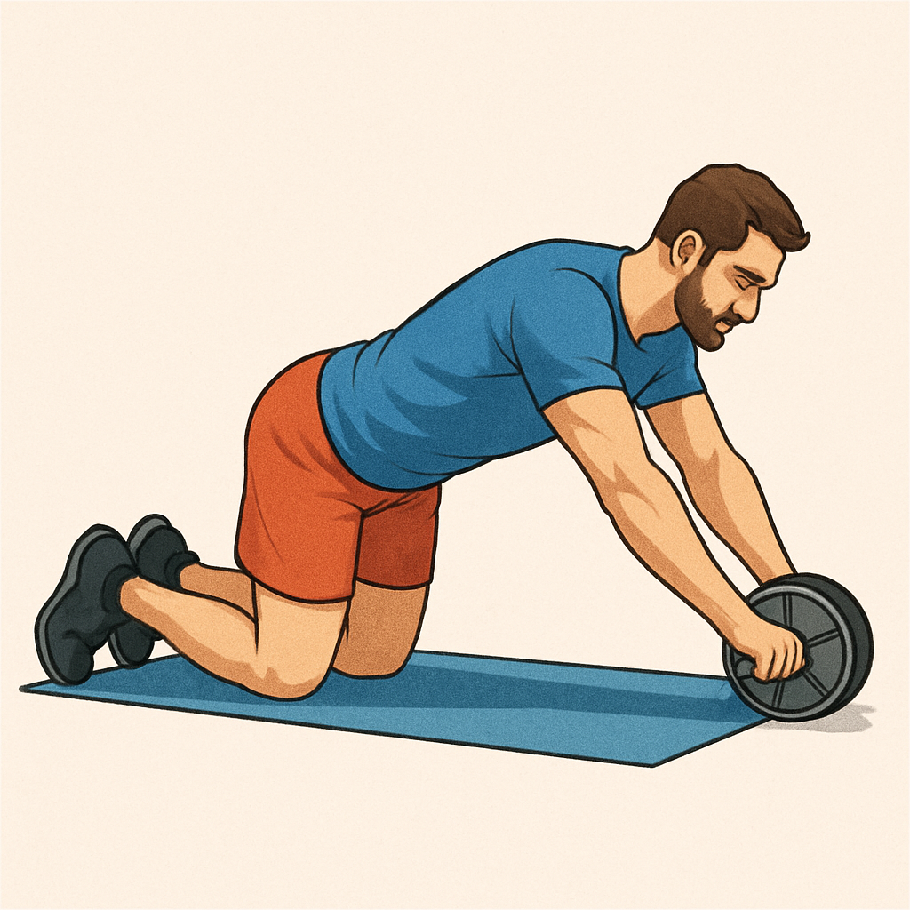 Roll-out con rueda abdominal