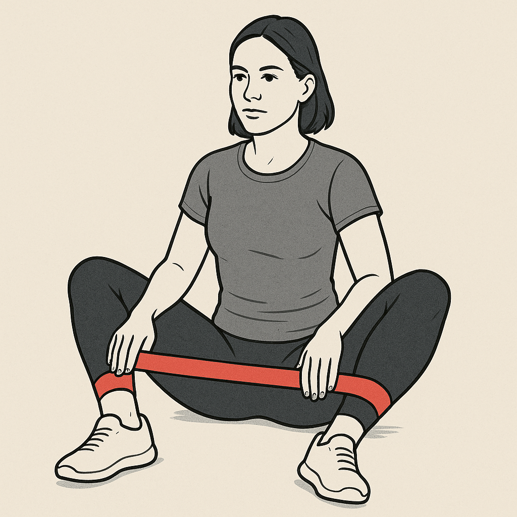 Estiramiento asistido con banda