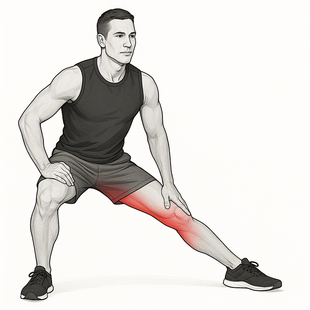 Zancada lateral controlada