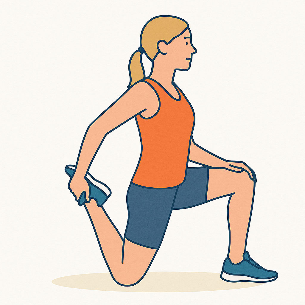 en posición de caballero