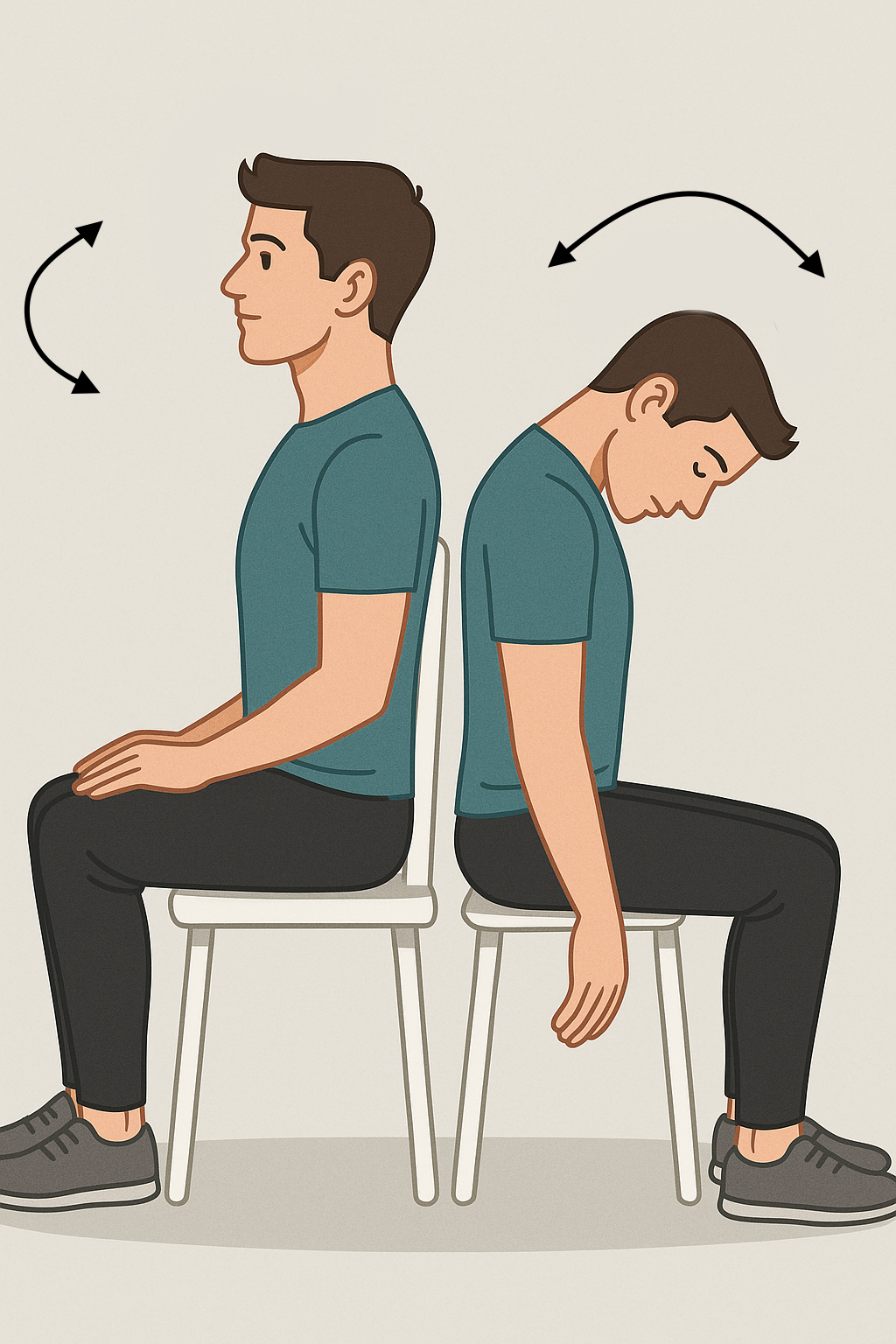 Rotaciones y flexo-extensiones cervicales controladas