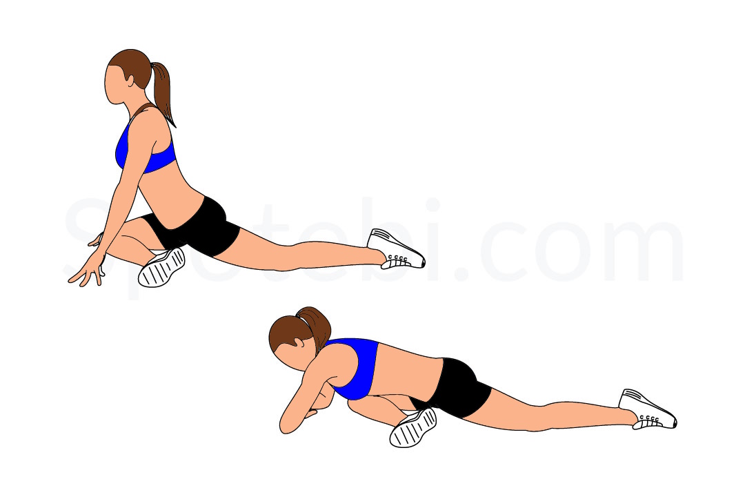 Pigeon pose para glúteos