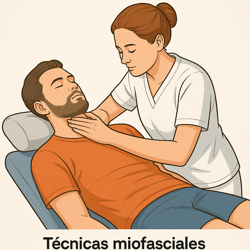 Técnica miofascial aplicada en la región cervical