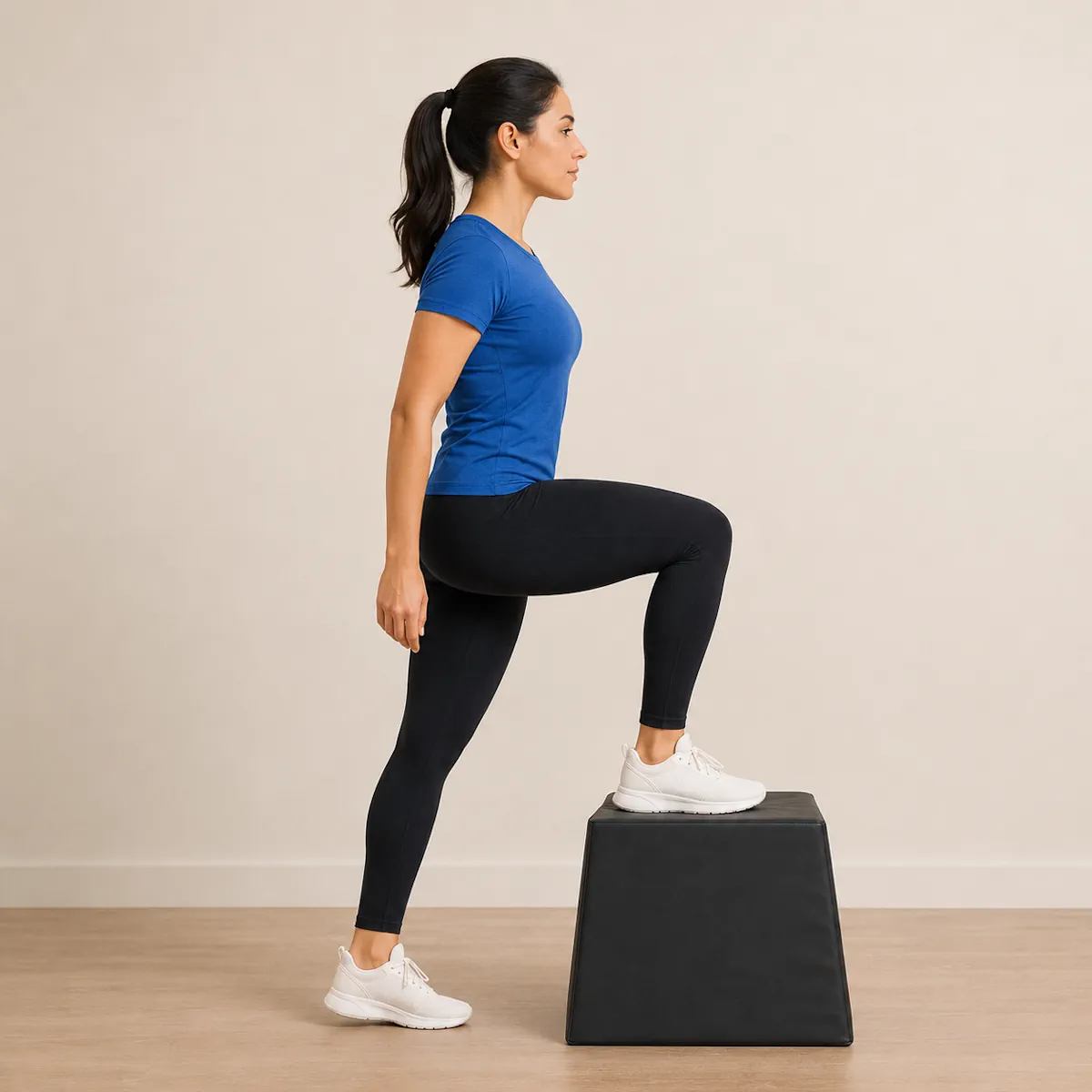 Step-ups para rehabilitación de cadera
