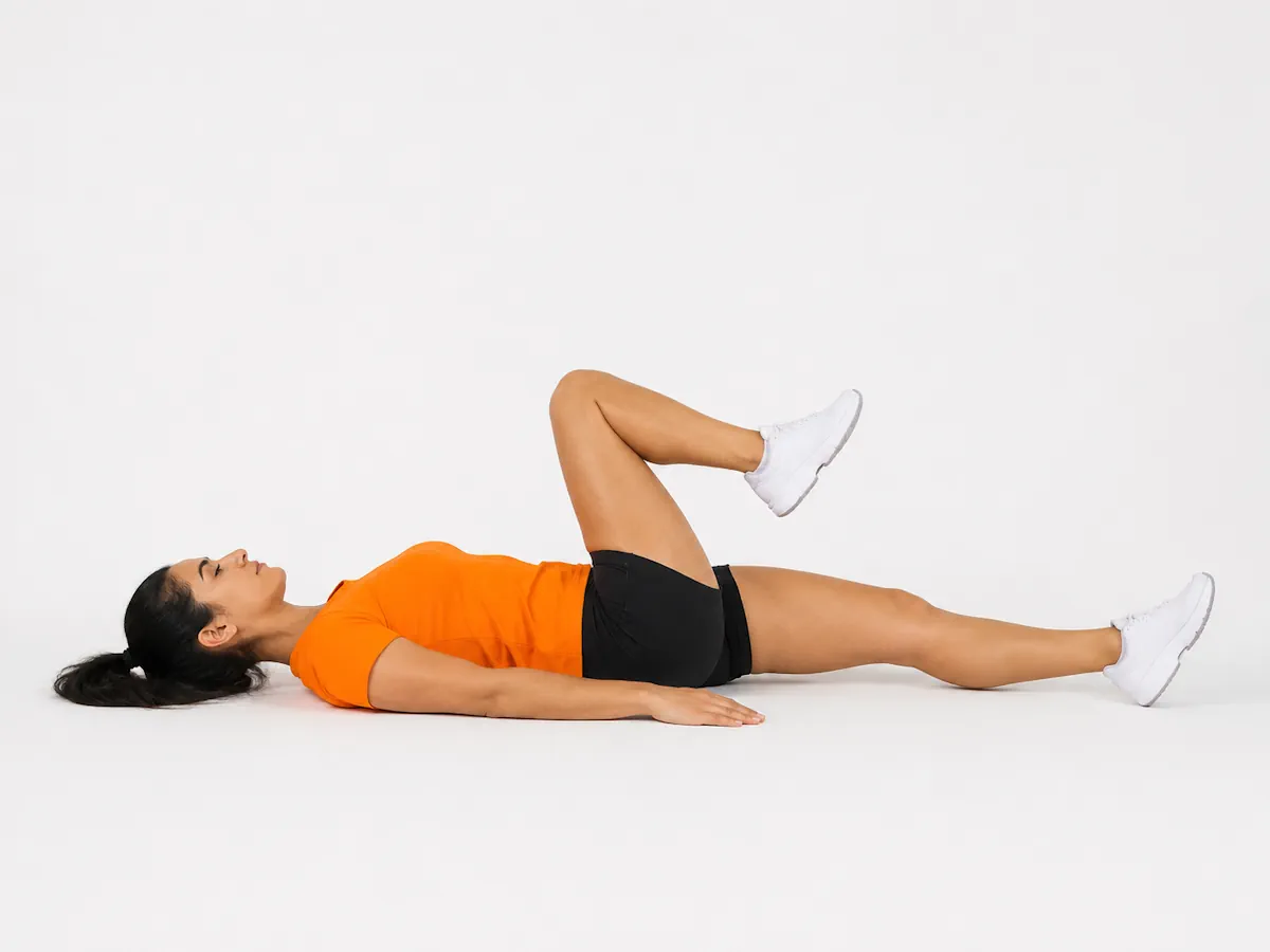 Flexión de rodilla en supino