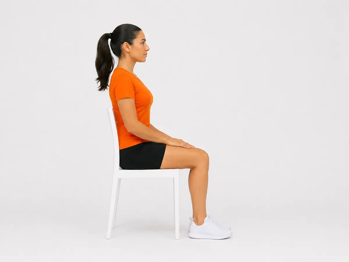 Ejercicio sentado de extensión de rodilla