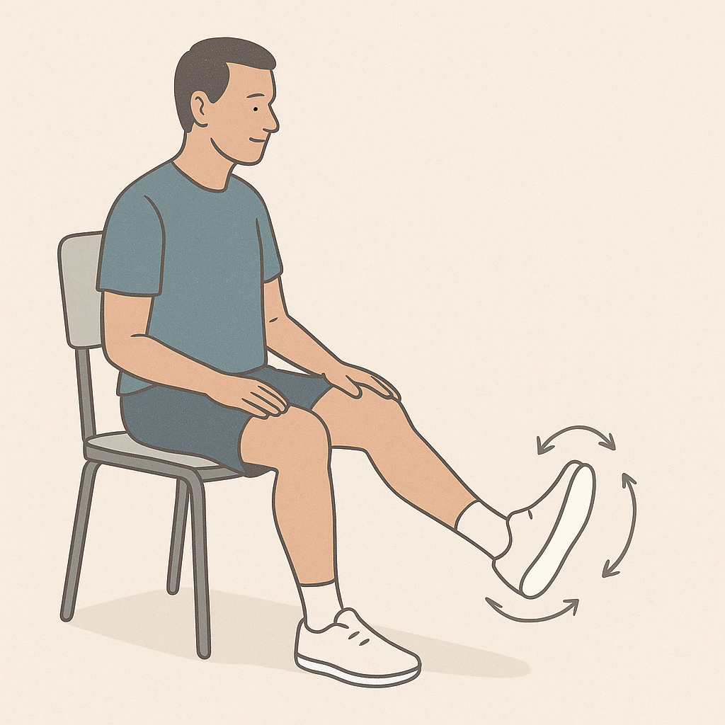 Círculos con los tobillos