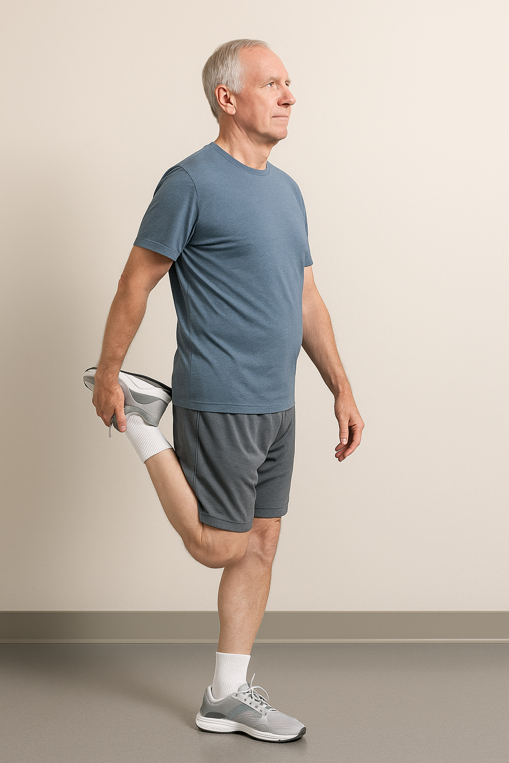 Estiramiento de cuádriceps