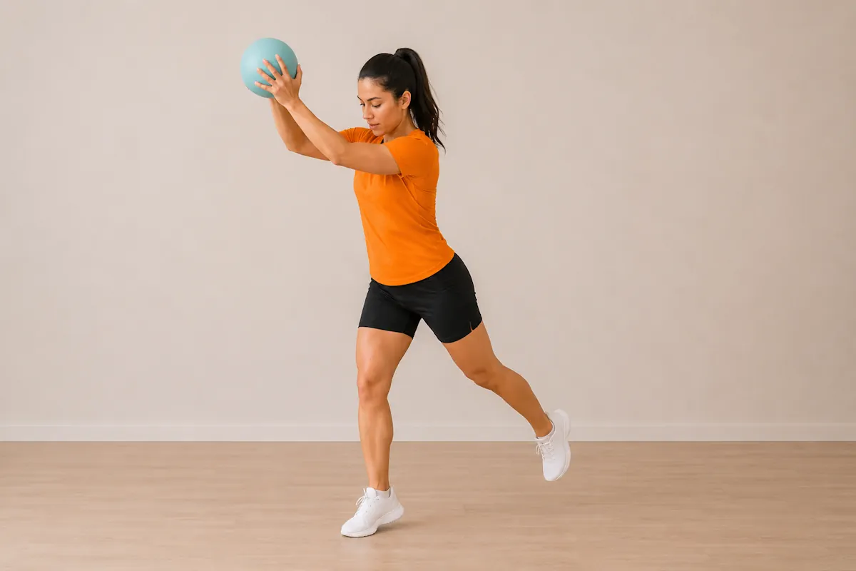 Lunge con balón