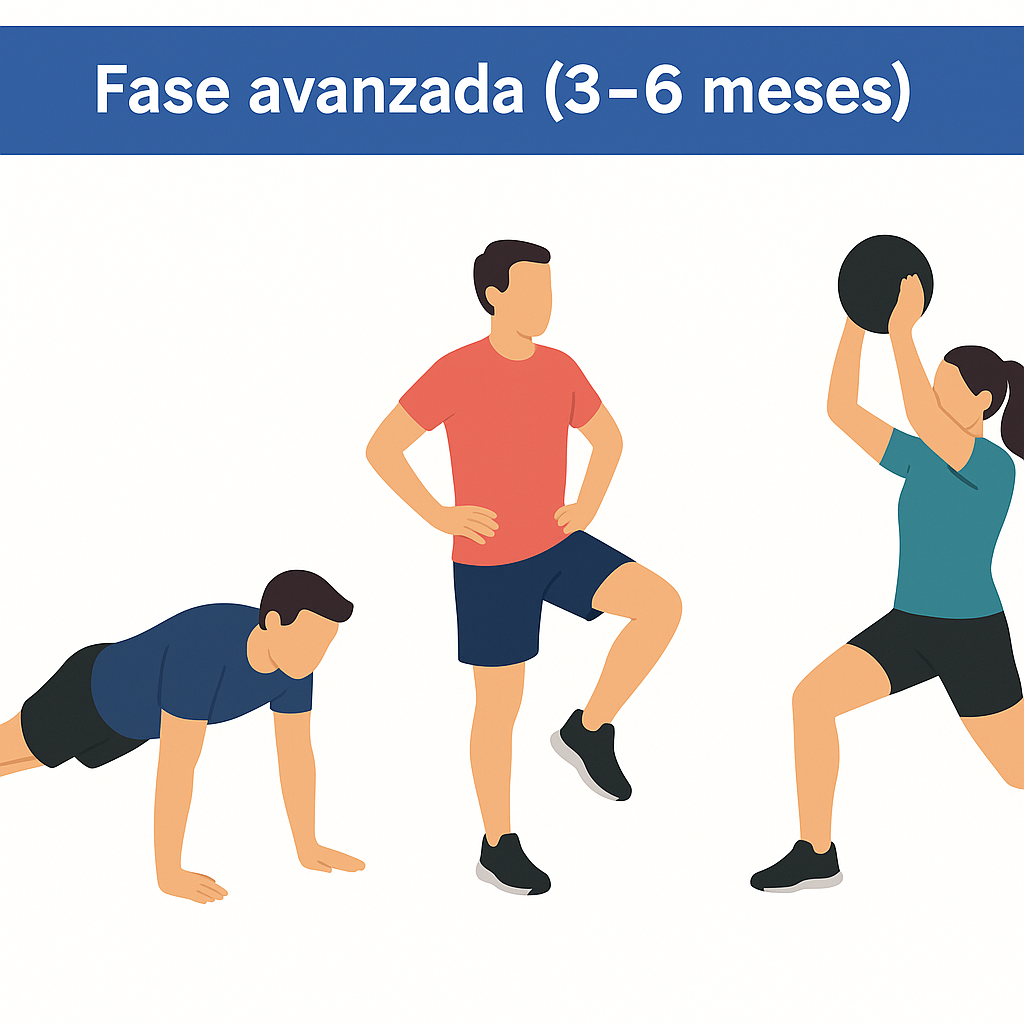 Fase avanzada de rehabilitación