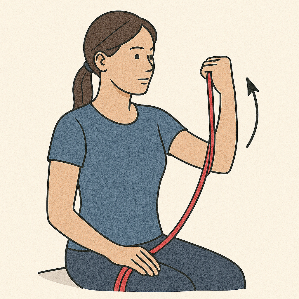 Banda elástica codo