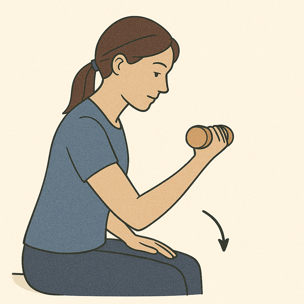 Curl bíceps excéntrico